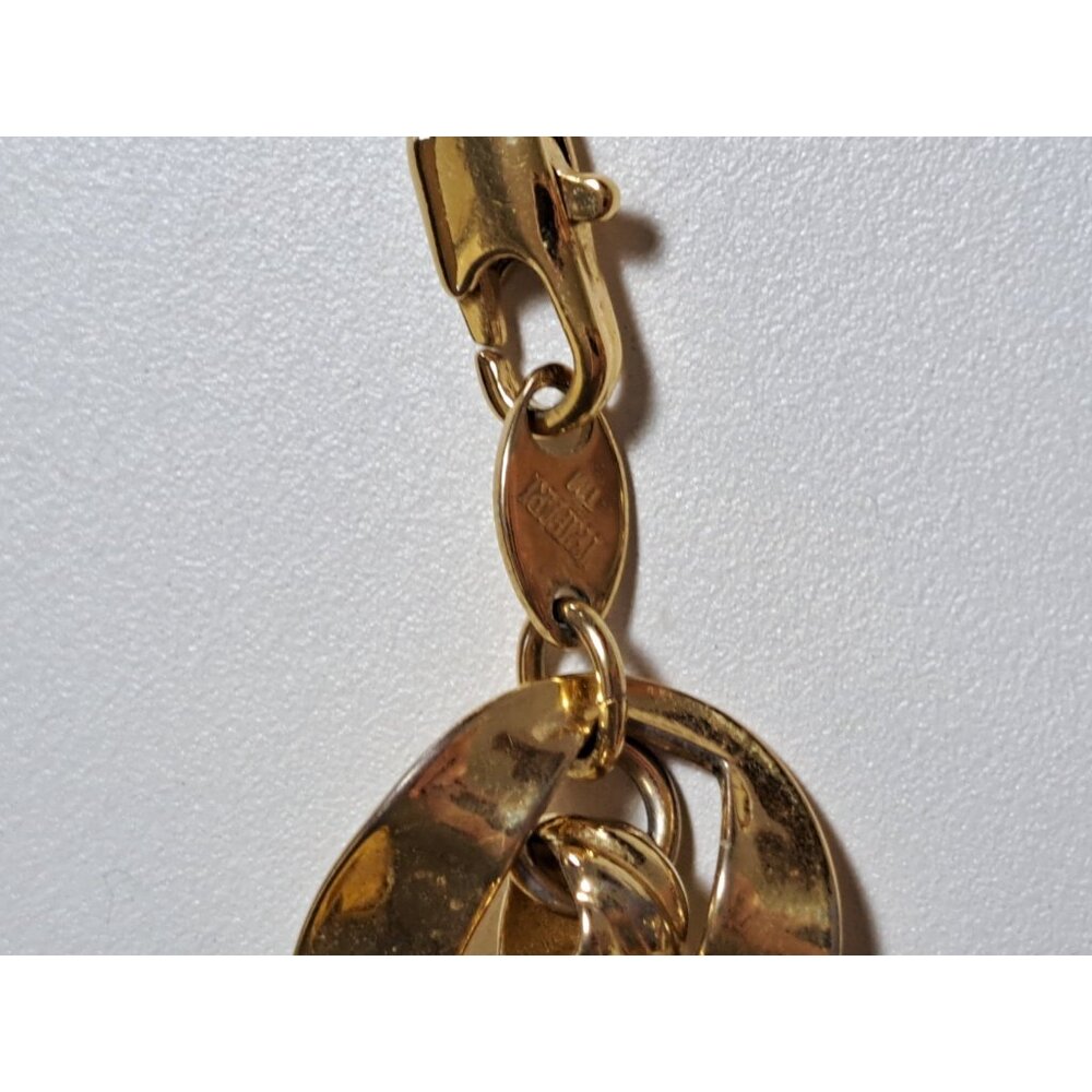 Vintage Trifari Bold Rope Chain Link Goldtone Necklace Women's - Picture 6 of 10